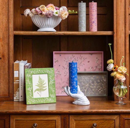 Pink Chinoiserie Tray - Medium