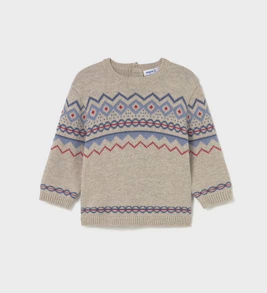 Jacquard Pattern Sweater