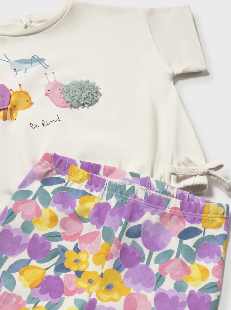 Buggy T-Shirt + Printed Leggings Set