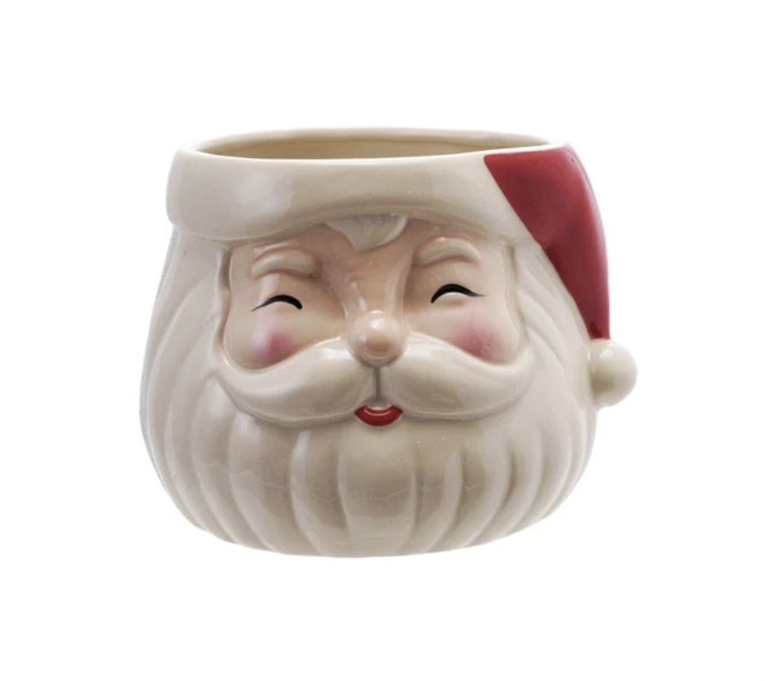 Santa Head Planter