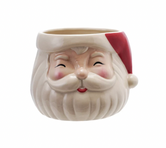 Santa Head Planter