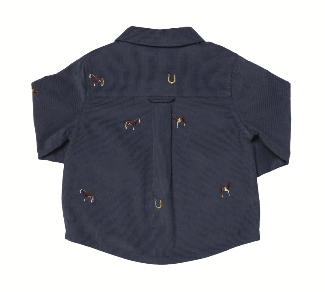 Navy Horse Jack Shirt