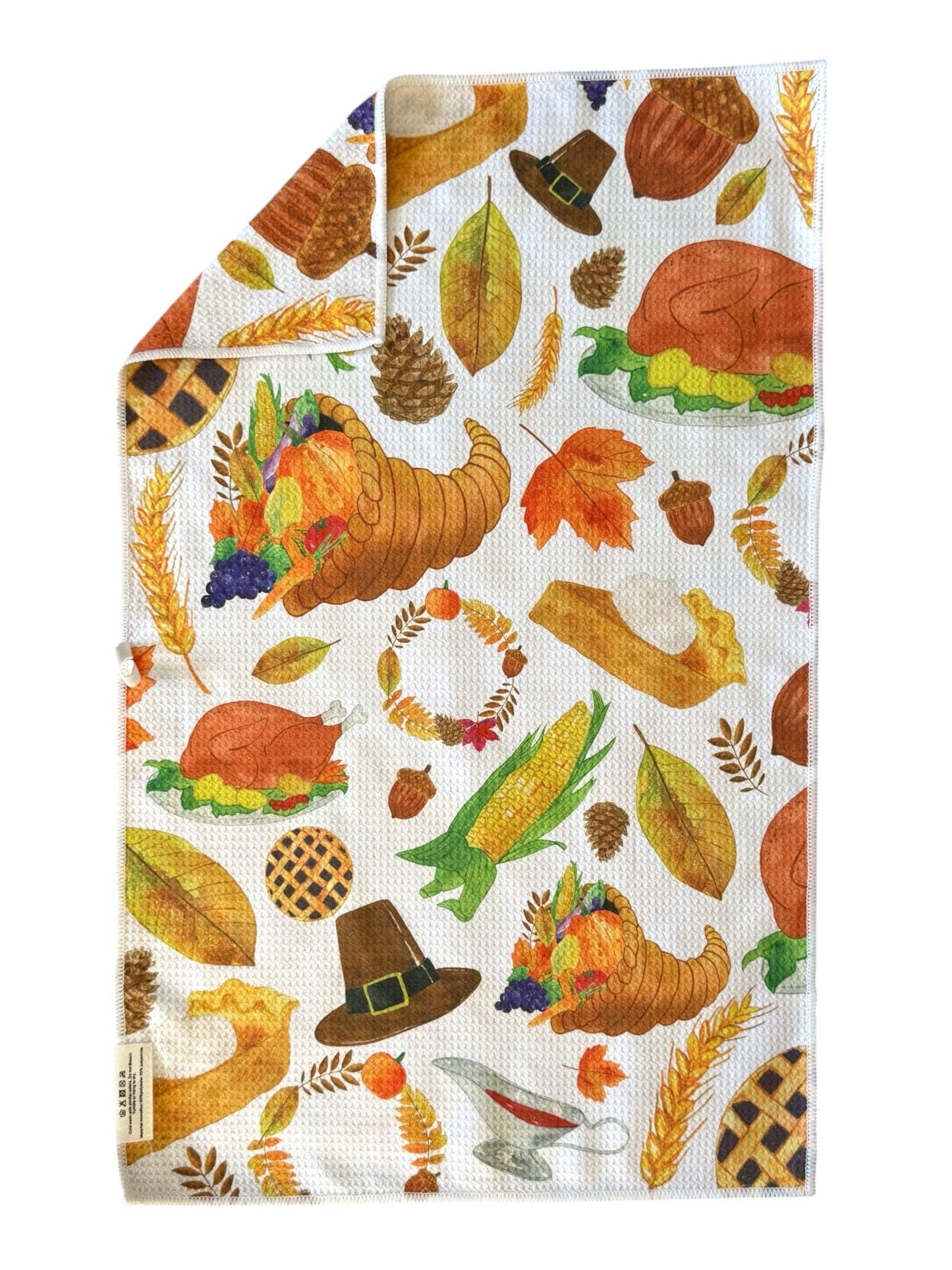 Cornucopia: Double-Sided Hand Towel: Multi / 17x27 in / Hand Towel