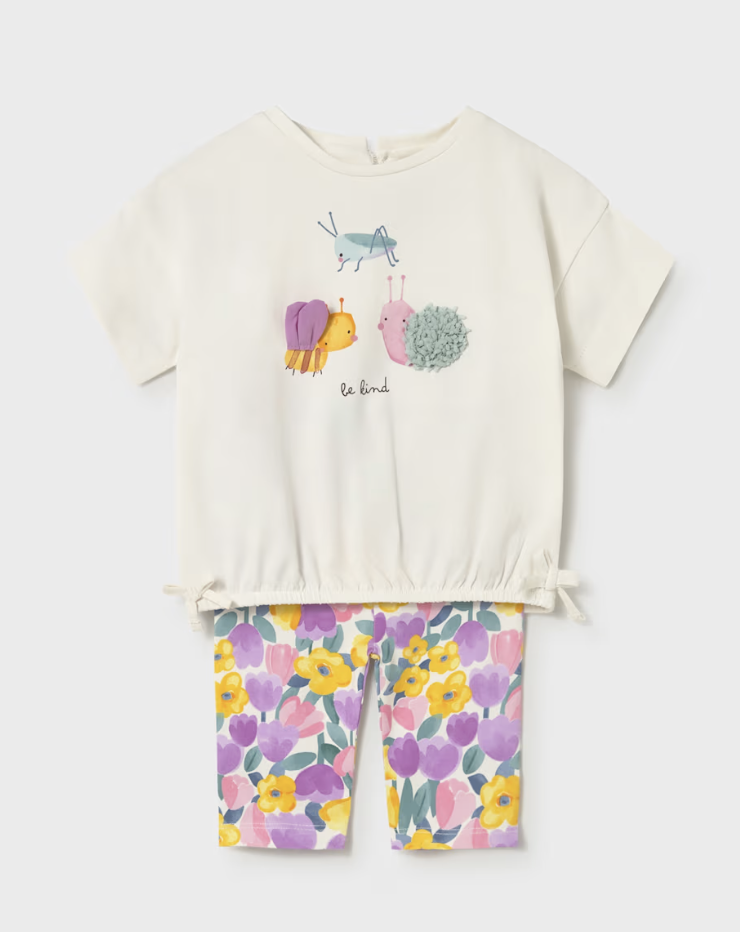Buggy T-Shirt + Printed Leggings Set