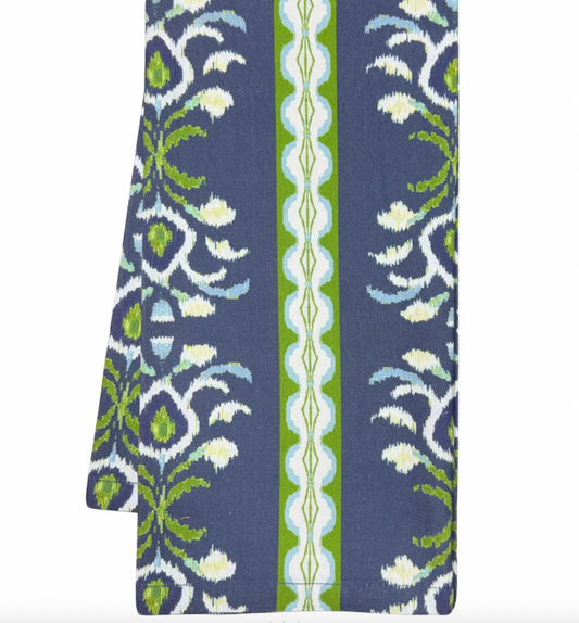 Rosemary Stripe Indigo Tea Towel