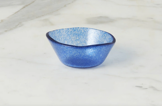 Cobalt Glass Dipping Bowl
