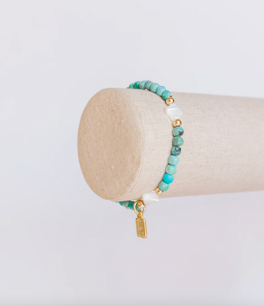 Turquoise Cubist Bracelet