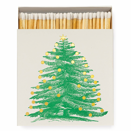 Christmas Tree | Square - Christmas Safety Matches 🎄