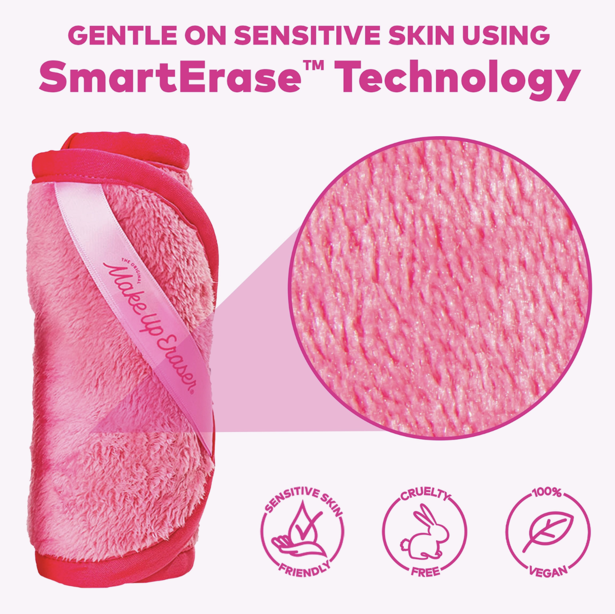 Original Pink Makeup Eraser Pro