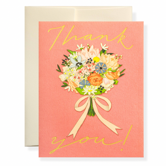 Thank You Bouquet Greeting Card