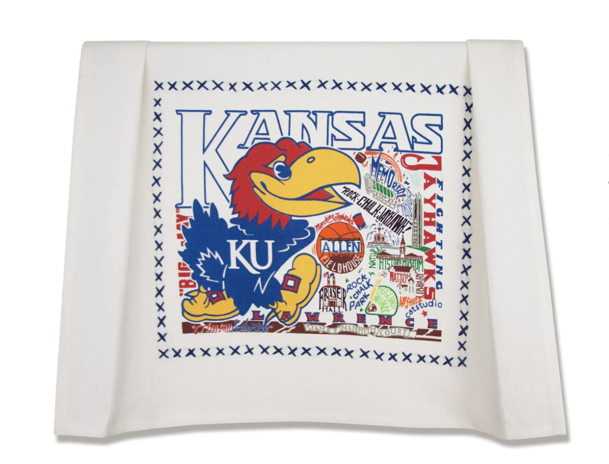 University of Kansas Tea Towel