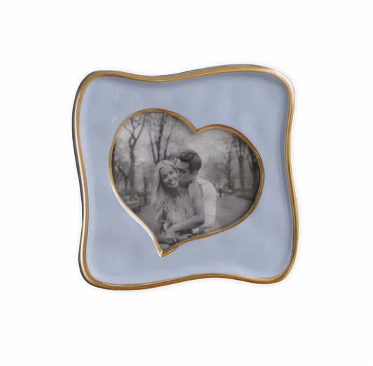 Periwinkle Encanto Curved Heart