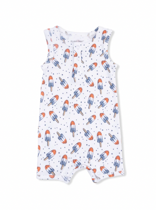 Astro Pop Henley Shortie Romper