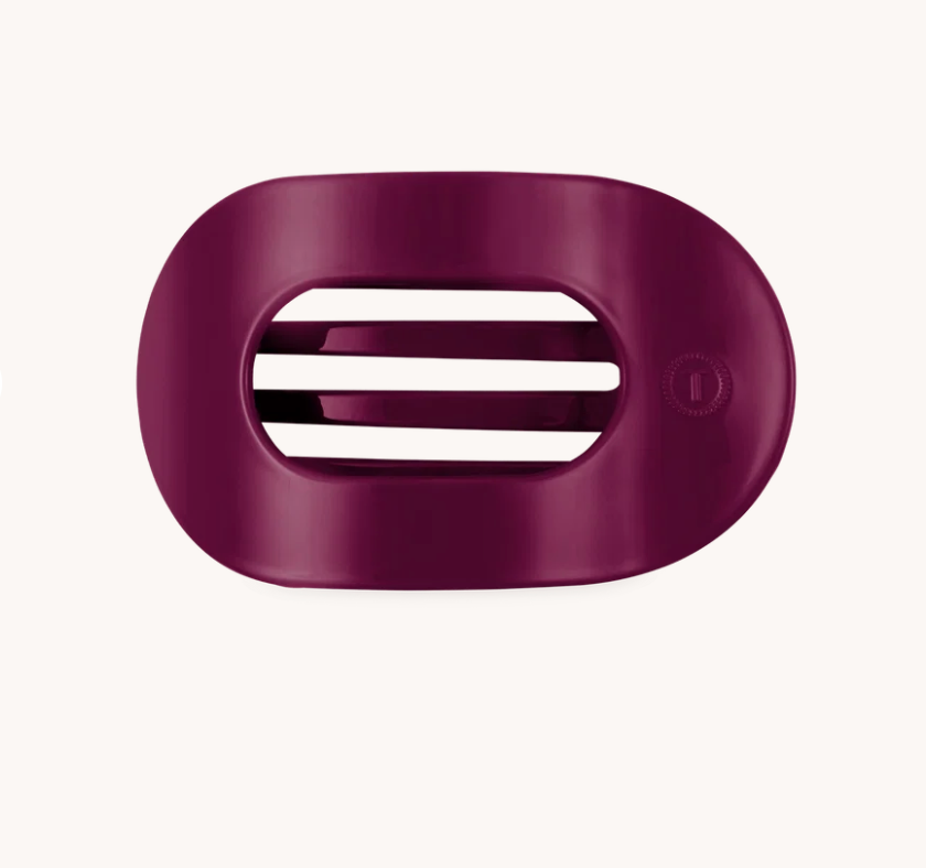 Mulberry | Medium | Flat Round Hair Clip