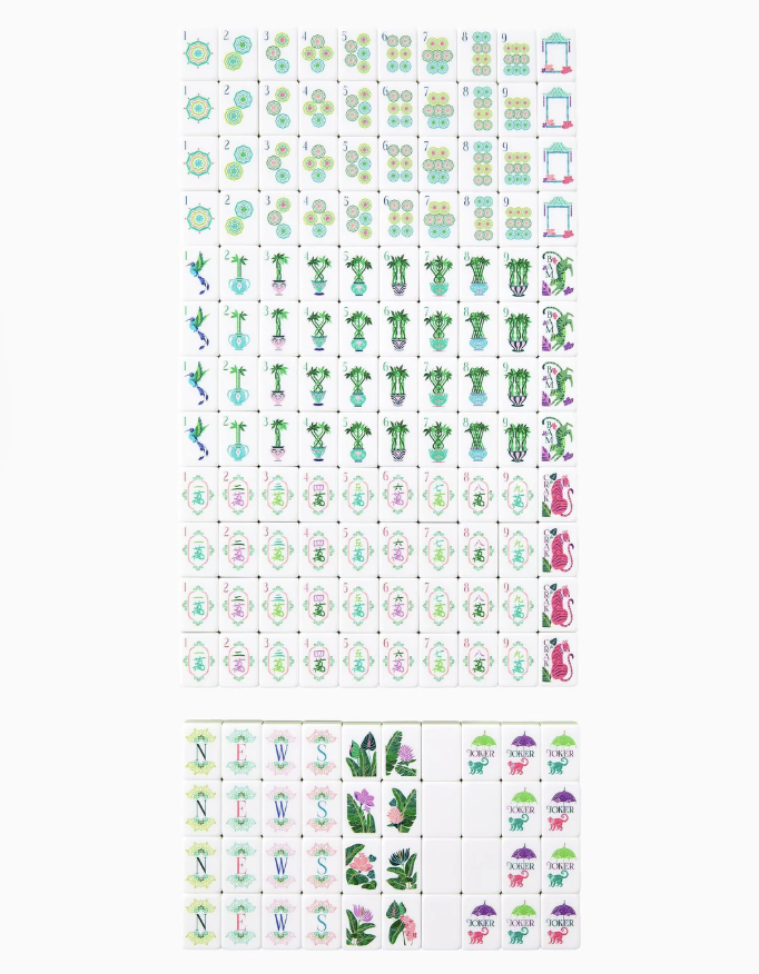 Palm Royale Mahjong Tiles