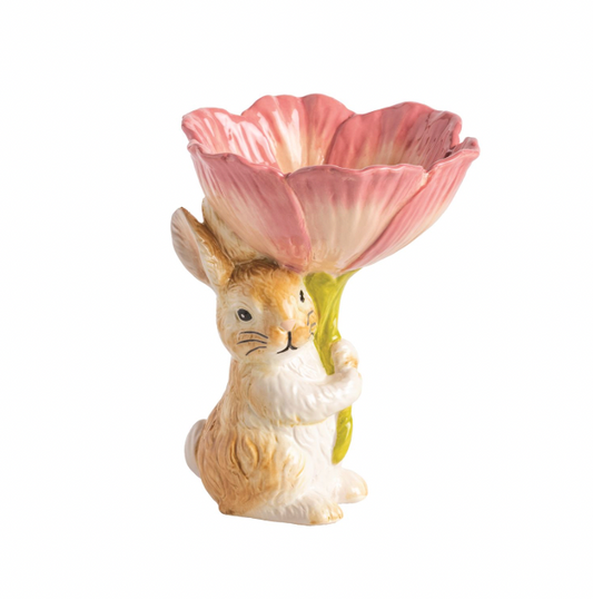 Bunny Flower Candy Bowl