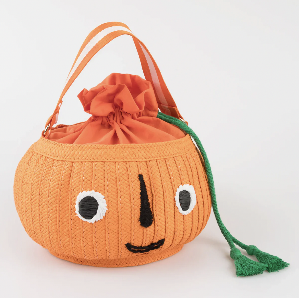 Trick Or Treat Pumpkin Basket Bag