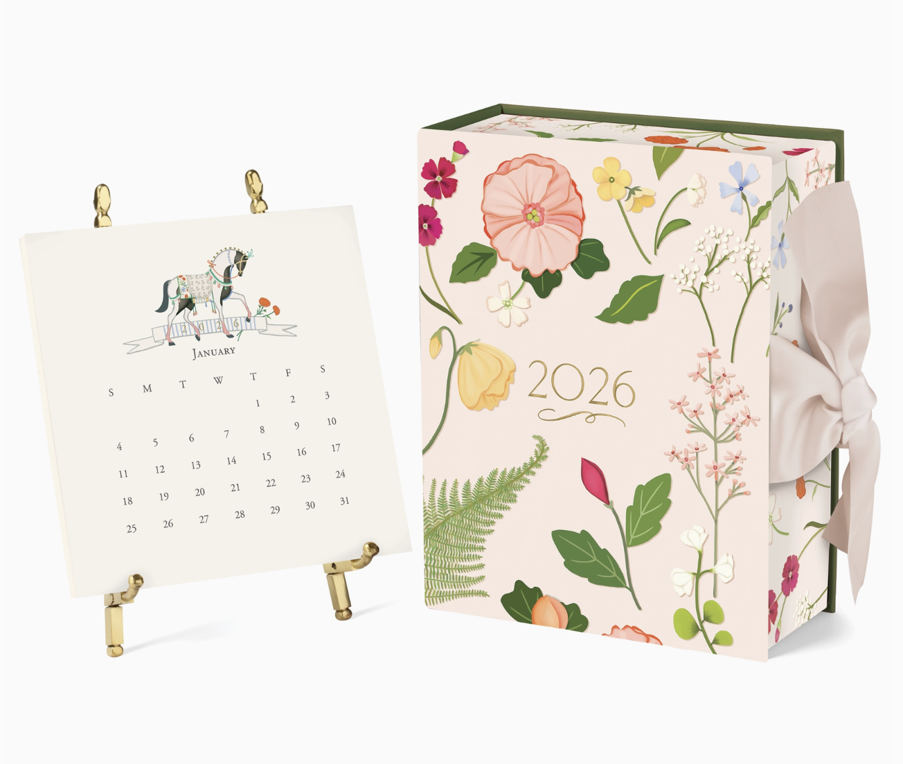 2026 Classic Desk Calendar + Easel