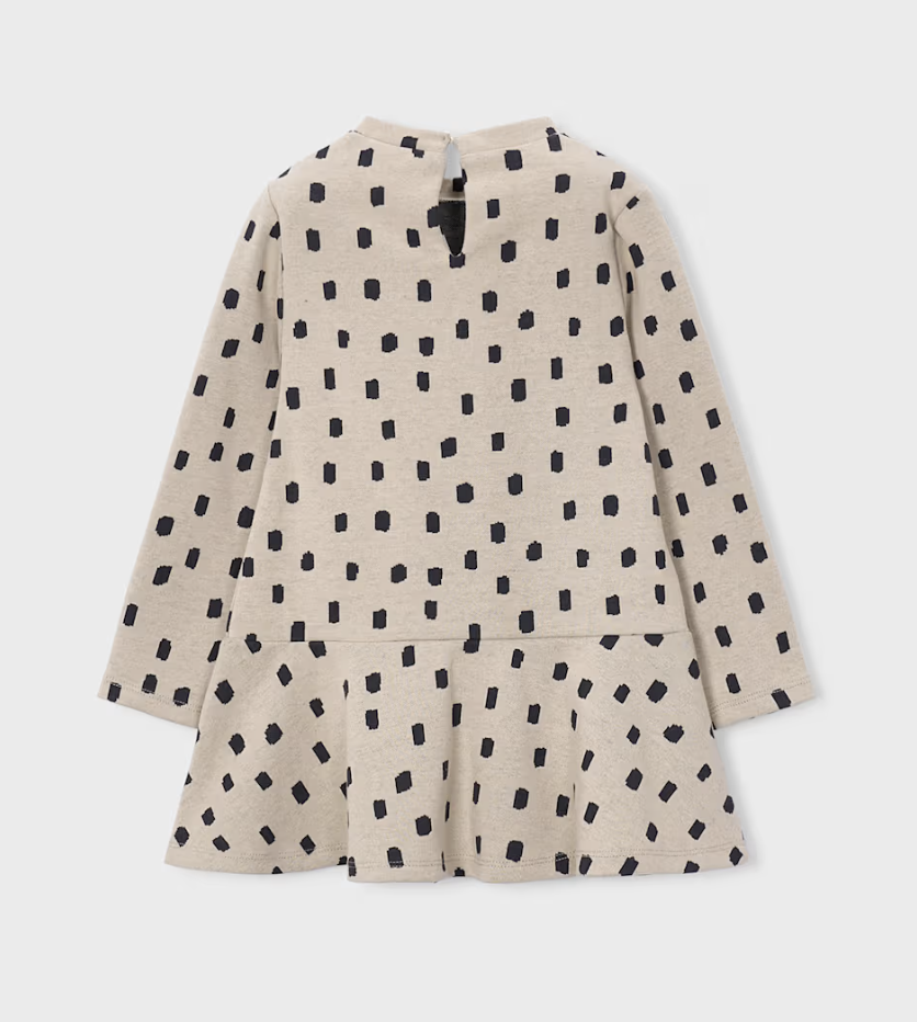 Spotted Dress with Puppy Purse