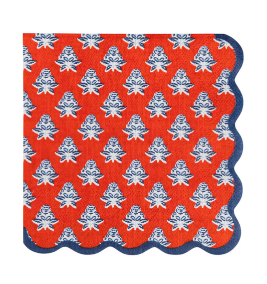 Floral Cocktail Napkins