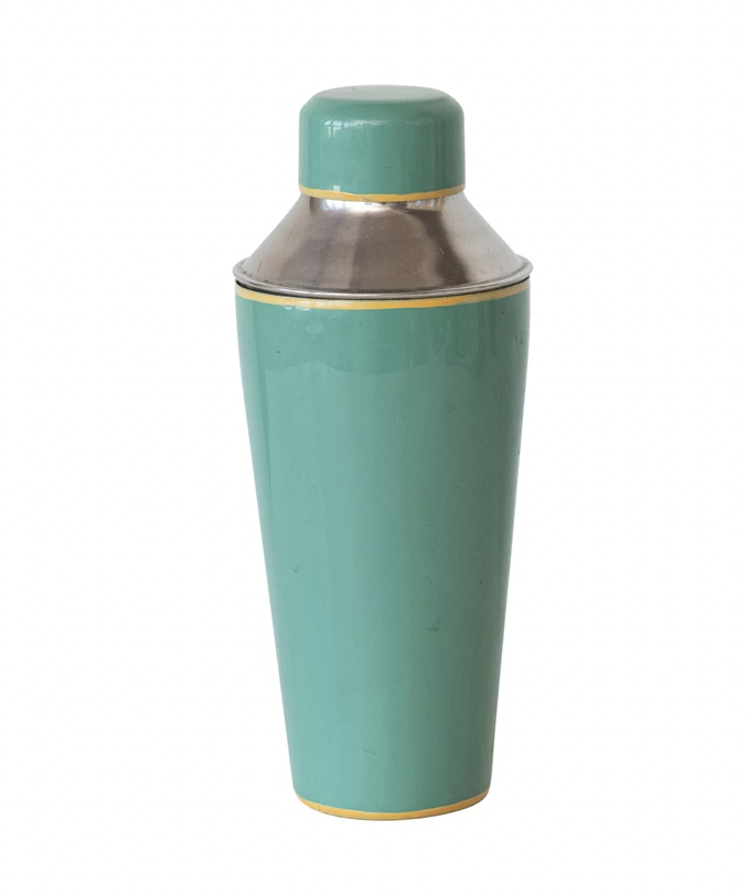 Enameled Stainless Steel Cocktail Shaker