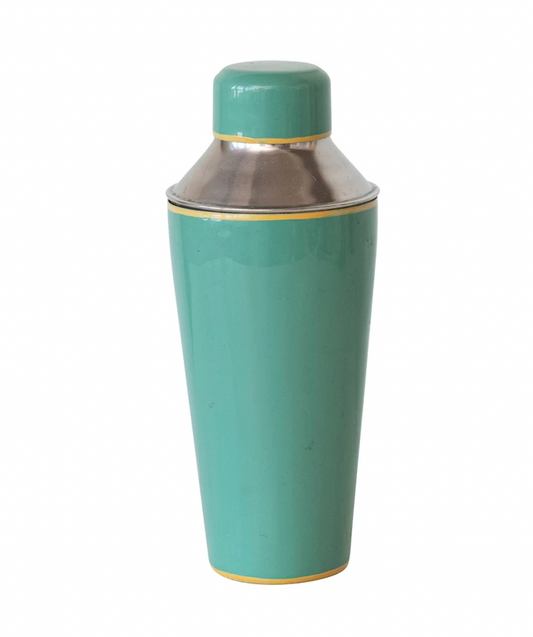 Enameled Stainless Steel Cocktail Shaker