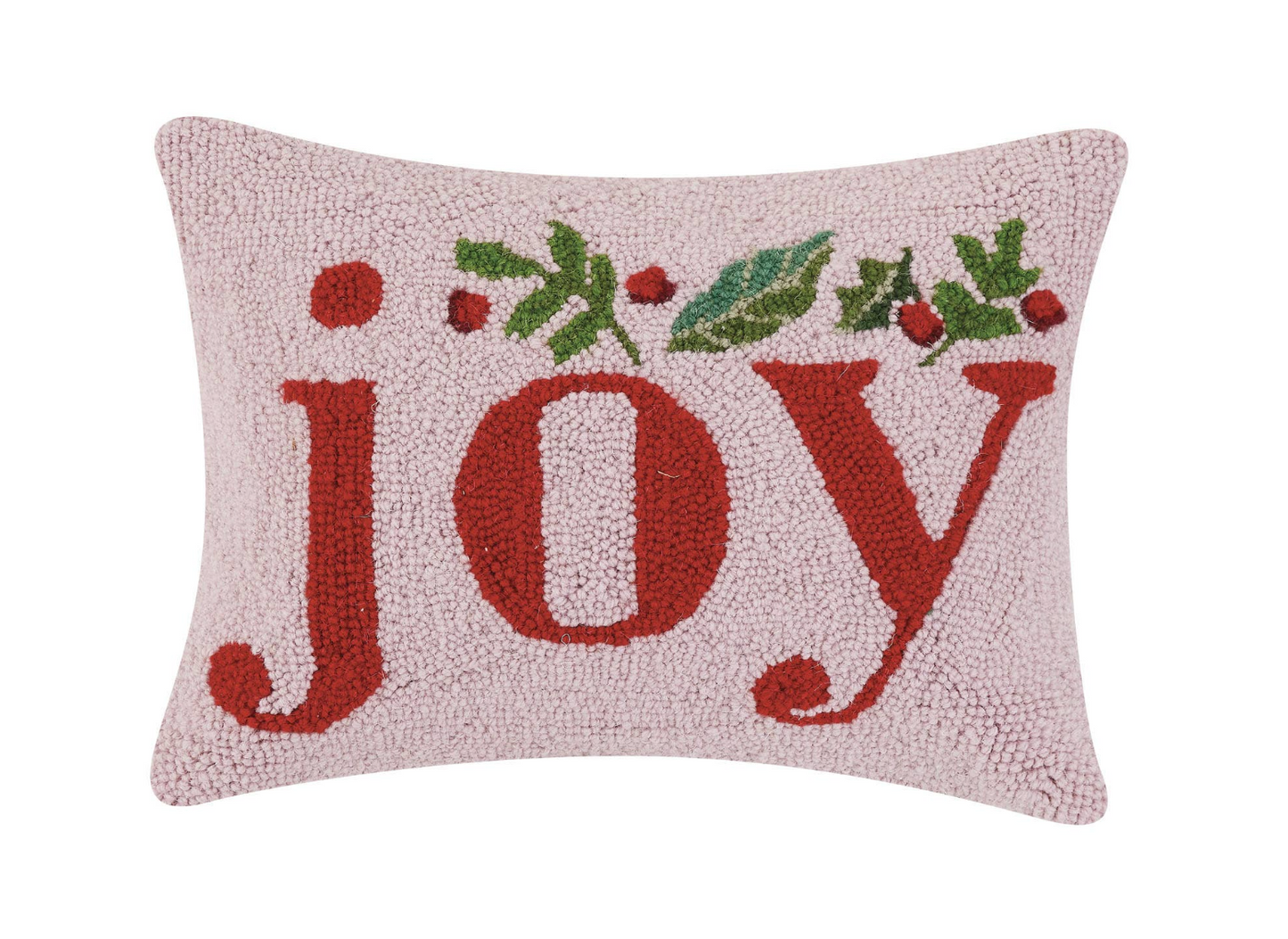Joy Hooked Pillow