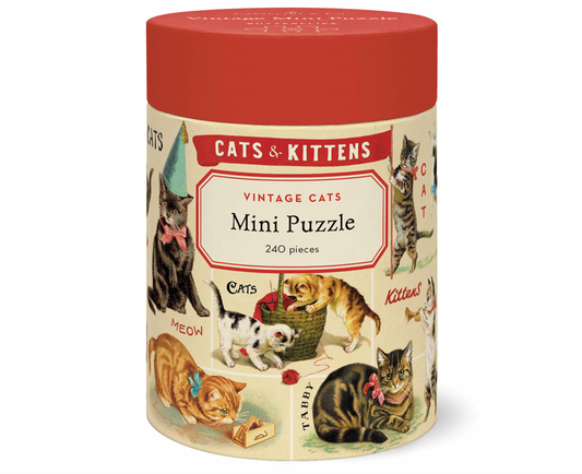 Vintage Cats Mini Puzzle