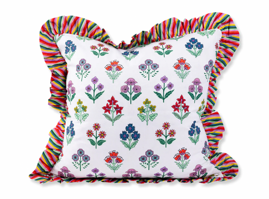 Santini Ruffle Throw Pillow