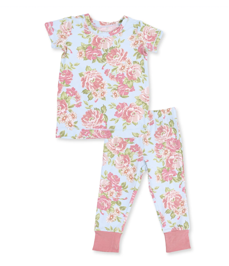 Angeline Floral Short Sleeve Pajama Set