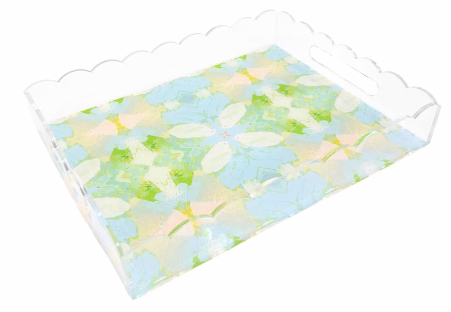 Elephant Falls Scalloped Tray - Large