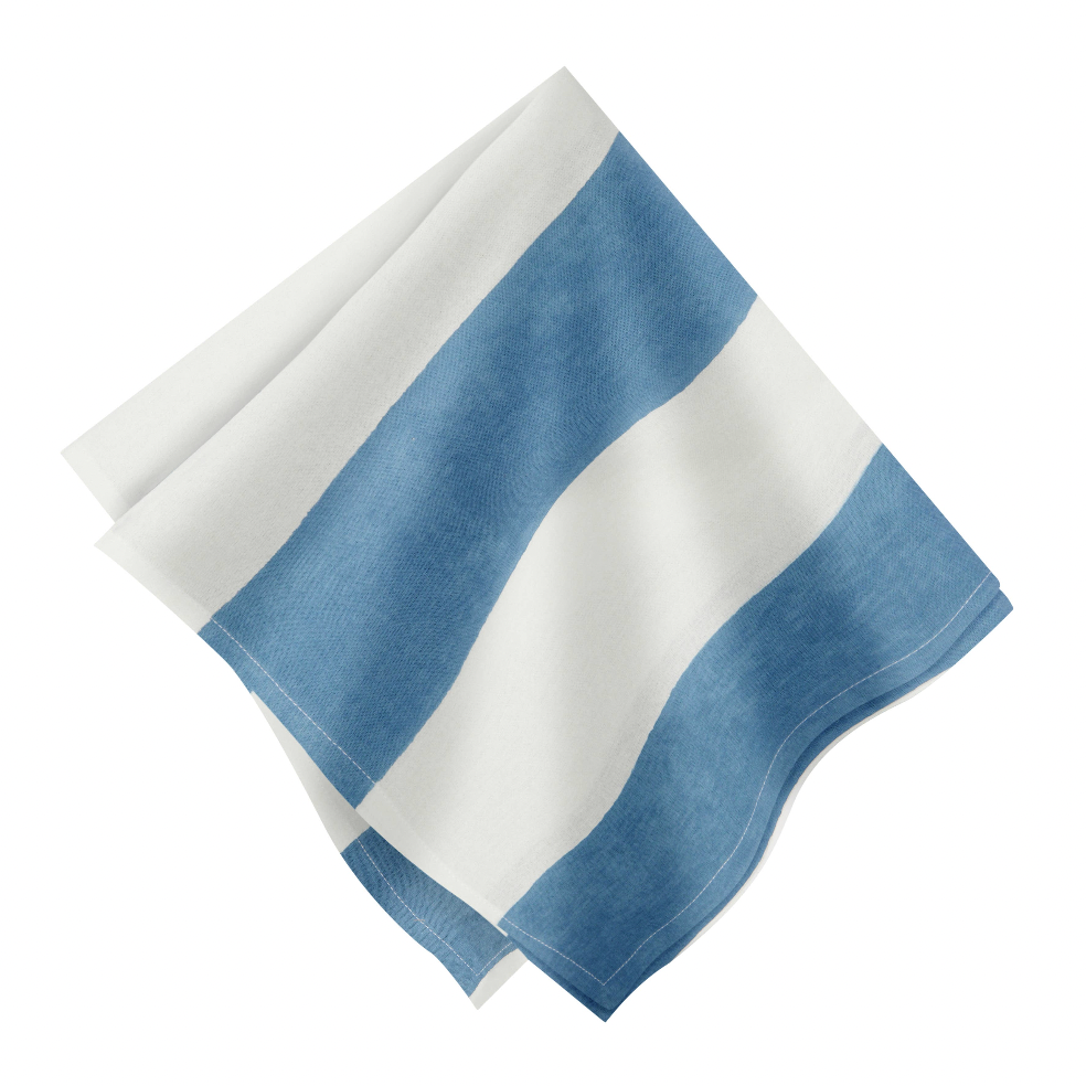 St. Tropez Blue Stripes Napkins  - Set of 4