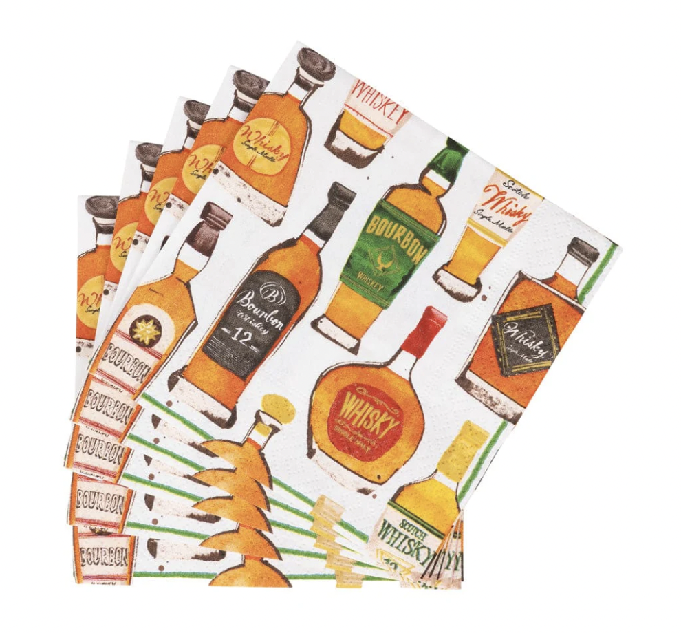Whiskey Tasting Cocktail Napkins