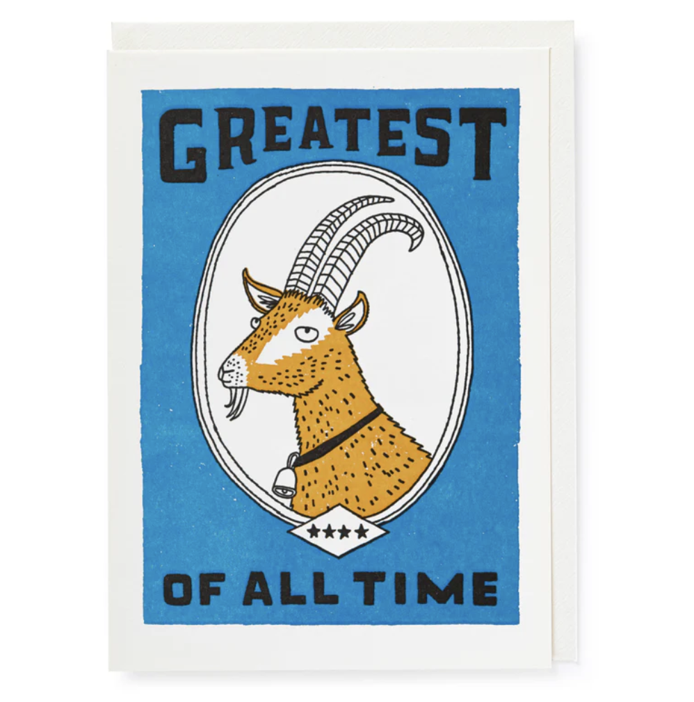 Greatest of All Time | Greeting Card