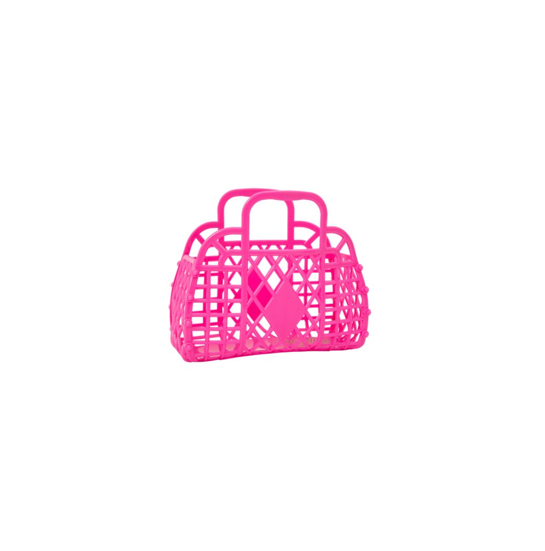 Berry Pink Mini Retro Bag
