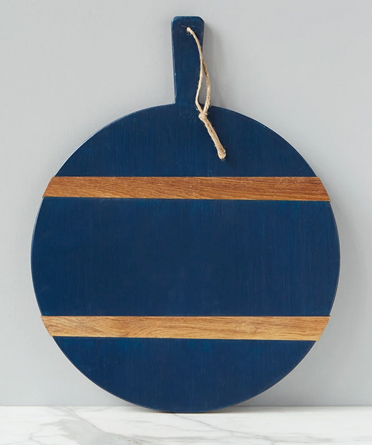 Navy Round Mod Charcuterie Board