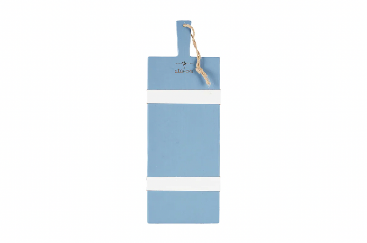 Caitlin Wilson French Blue/White Rectangle Mod Charcuterie Board - Small