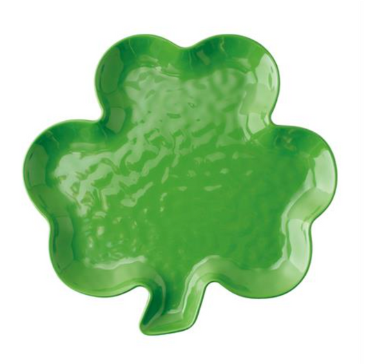 Melamine Shamrock Tray