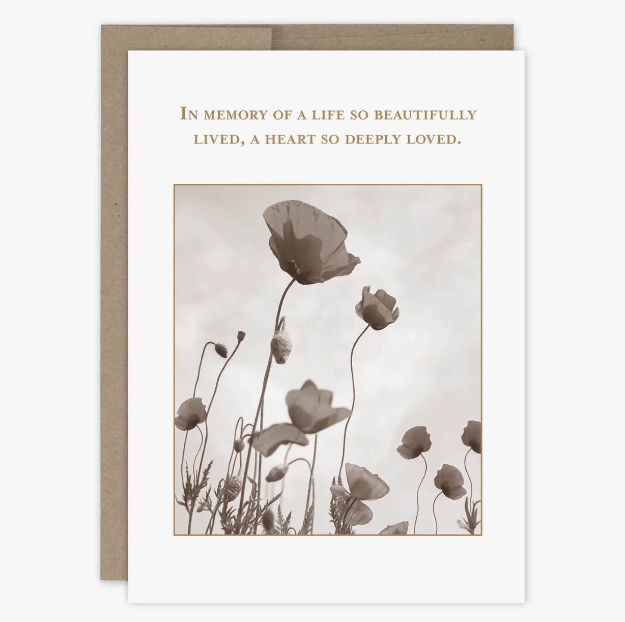 Life So Beautifully Lived Sympathy Card