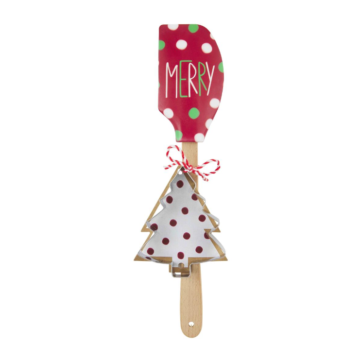 Holiday Spatula & Cookie Cutter Set