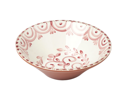 Casa Nuno Pink and White Bowl