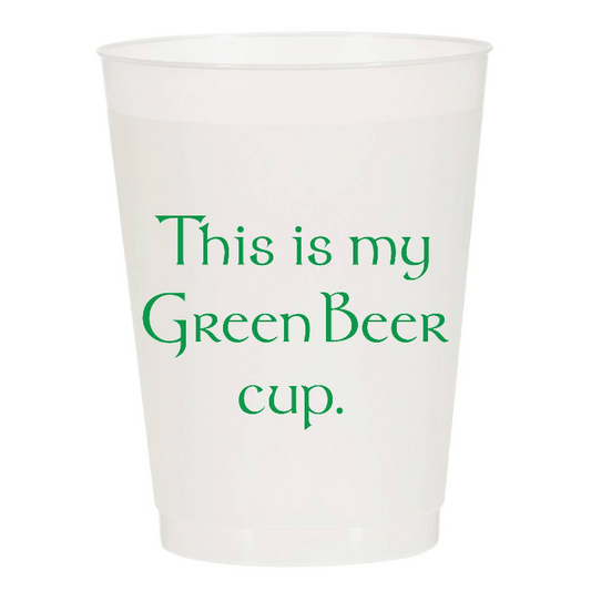 This Is My Green Beer Cup