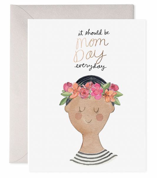 Mom Flower Crown Card