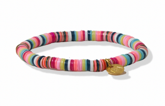Rainbow Multi Mix Stretch Bracelet