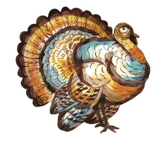 Die-Cut Thanksgiving Turkey Placemat