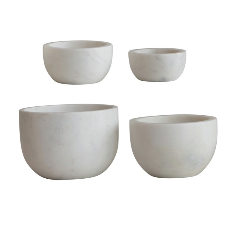 Set of Four Marble Bowls