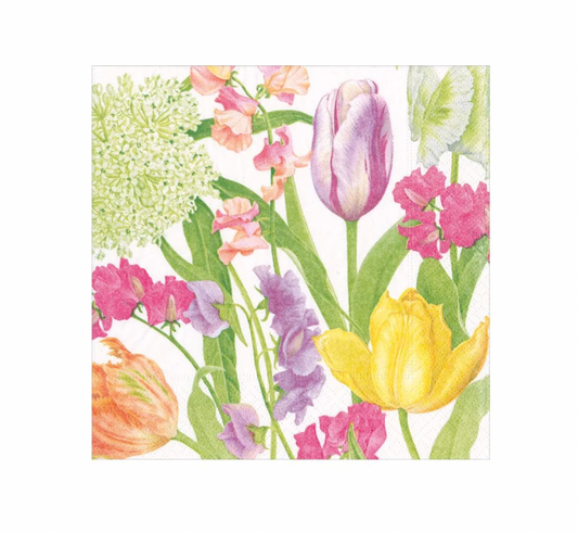 Spring Flowers Cocktail Napkins