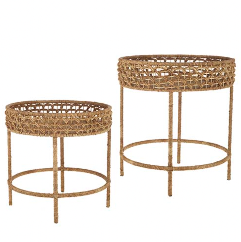 Woven Accent Table