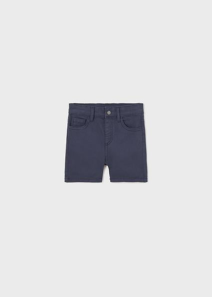 Navy Basic 5 Pocket Twill Shorts