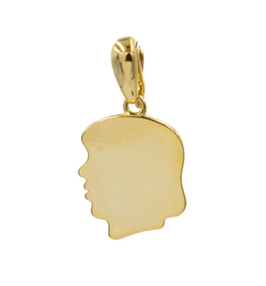 Girl Silhouette Charm